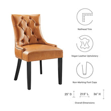 Load image into Gallery viewer, Regent Tufted Vegan Leather Dining Chair by Modway
