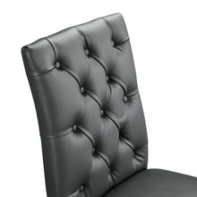 Load image into Gallery viewer, Duchess Button Tufted Vegan Leather Dining Chair by Modway
