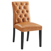 Load image into Gallery viewer, Duchess Button Tufted Vegan Leather Dining Chair by Modway
