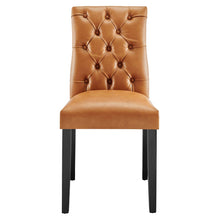 Load image into Gallery viewer, Duchess Button Tufted Vegan Leather Dining Chair by Modway
