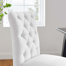 Load image into Gallery viewer, Duchess Button Tufted Fabric Dining Chair by Modway
