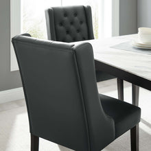 Load image into Gallery viewer, Baronet Button Tufted Vegan Leather Dining Chair by Modway
