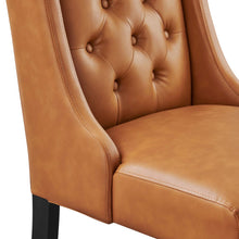 Load image into Gallery viewer, Baronet Button Tufted Vegan Leather Dining Chair by Modway
