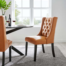 Load image into Gallery viewer, Baronet Button Tufted Vegan Leather Dining Chair by Modway
