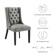 Load image into Gallery viewer, Baronet Button Tufted Fabric Dining Chair by Modway
