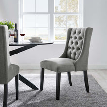Load image into Gallery viewer, Baronet Button Tufted Fabric Dining Chair by Modway
