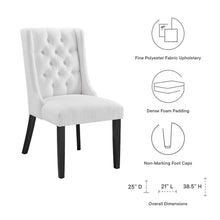 Load image into Gallery viewer, Baronet Button Tufted Fabric Dining Chair by Modway
