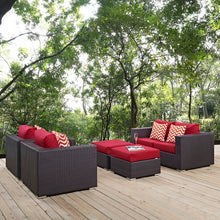 Load image into Gallery viewer, Convene 5 Piece Outdoor Patio Sofa Set
