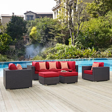 Load image into Gallery viewer, Convene 7 Piece Outdoor Patio Sectional Set
