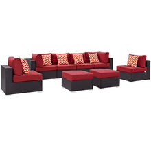 Load image into Gallery viewer, Convene 8 Piece Outdoor Patio Sectional Set
