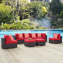 Load image into Gallery viewer, Convene 8 Piece Outdoor Patio Sectional Set
