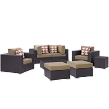 Load image into Gallery viewer, Convene 8 Piece Outdoor Patio Sectional Set
