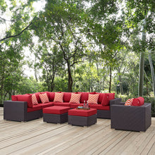 Load image into Gallery viewer, Convene 9 Piece Outdoor Patio Sectional Set
