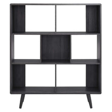 Load image into Gallery viewer, Transmit 7 Shelf Wood Grain Bookcase
