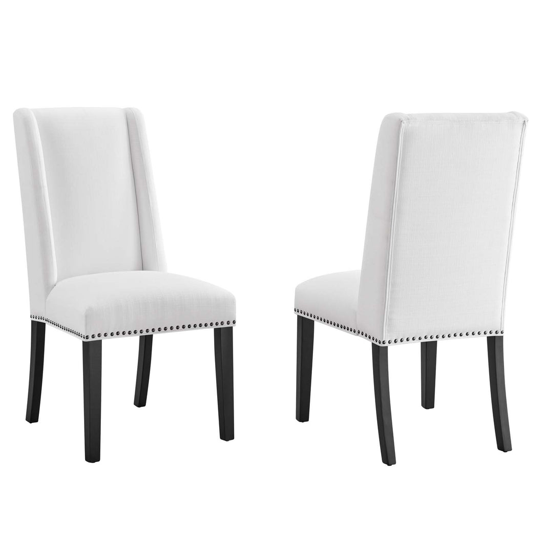 Baron Fabric Dining Chair Set of 2 by Modway