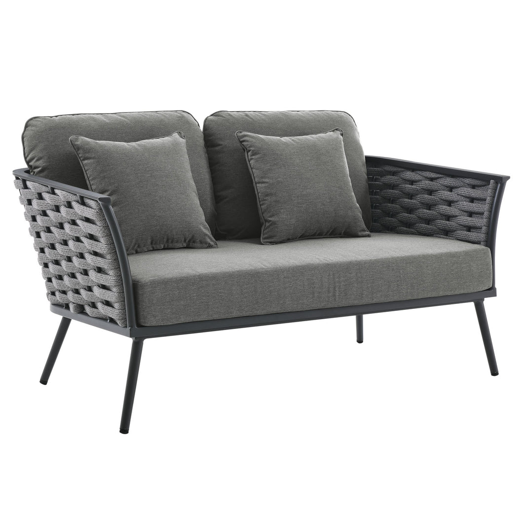 Stance Outdoor Patio Aluminum Loveseat by Modway