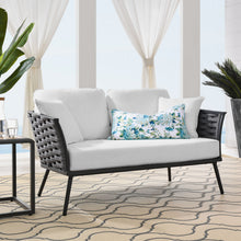 Load image into Gallery viewer, Stance Outdoor Patio Aluminum Loveseat by Modway
