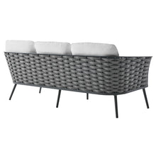 Load image into Gallery viewer, Stance 3 Piece Outdoor Patio Aluminum Sectional Sofa Set by Modway
