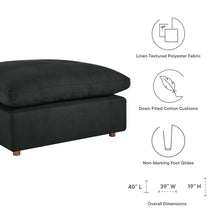 Load image into Gallery viewer, Commix Down Filled Overstuffed Ottoman by Modway
