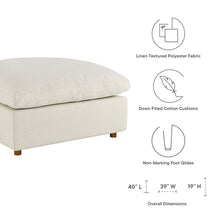 Load image into Gallery viewer, Commix Down Filled Overstuffed Ottoman by Modway
