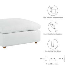 Load image into Gallery viewer, Commix Down Filled Overstuffed Ottoman by Modway
