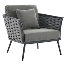 Load image into Gallery viewer, Stance 5 Piece Outdoor Patio Aluminum Sectional Sofa Set by Modway
