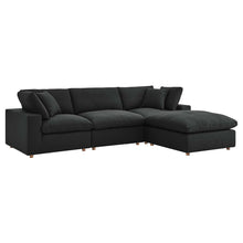 Load image into Gallery viewer, Commix 4 Piece Down Filled Overstuffed Sectional Sofa Set by Modway
