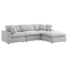 Load image into Gallery viewer, Commix 4 Piece Down Filled Overstuffed Sectional Sofa Set by Modway
