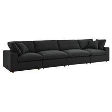Load image into Gallery viewer, Commix 4 Piece Down Filled Overstuffed Sectional Sofa Set by Modway
