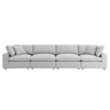 Load image into Gallery viewer, Commix 4 Piece Down Filled Overstuffed Sectional Sofa Set by Modway
