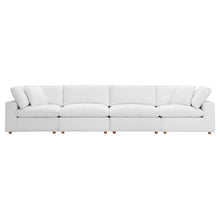 Load image into Gallery viewer, Commix 4 Piece Down Filled Overstuffed Sectional Sofa Set by Modway
