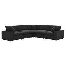 Load image into Gallery viewer, Commix 5 Piece Down Filled Overstuffed Sectional Sofa by Modway
