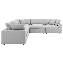 Load image into Gallery viewer, Commix Down Filled Overstuffed 5 Piece 5-Piece Sectional Sofa
