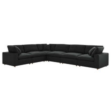 Load image into Gallery viewer, Commix 6 Piece Down Filled Overstuffed Sectional Sofa Set by Modway

