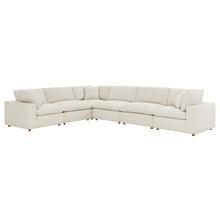Load image into Gallery viewer, Commix 6 Piece Down Filled Overstuffed Sectional Sofa Set by Modway
