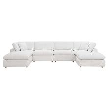 Load image into Gallery viewer, Commix 6-Piece Down Filled Overstuffed Sectional Sofa by Modway
