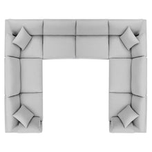 Load image into Gallery viewer, Commix 8-Piece Down Filled Overstuffed Sectional Sofa by Modway
