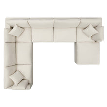 Load image into Gallery viewer, Commix 7-Piece Down Filled Overstuffed Sectional Sofa by Modway
