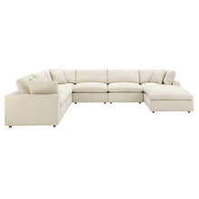 Load image into Gallery viewer, Commix 7-Piece Down Filled Overstuffed Sectional Sofa by Modway
