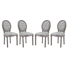 Load image into Gallery viewer, Arise Upholstered Fabric Dining Side Chair Set of 4 by Modway
