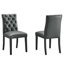 Load image into Gallery viewer, Duchess Vinyl Dining Chair Set of 2 by Modway

