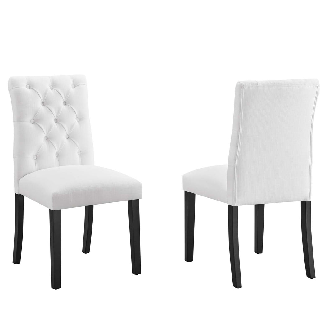 Duchess Fabric Dining Chair Set of 2 by Modway
