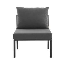 Load image into Gallery viewer, Riverside 4 Piece Outdoor Aluminum Set in Gray Charcoal
