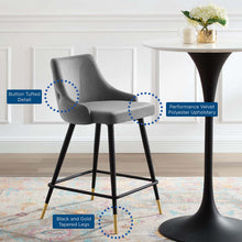 Load image into Gallery viewer, Adorn Performance Velvet Counter Stool by Modway
