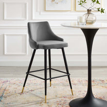 Load image into Gallery viewer, Adorn Performance Velvet Bar Stool by Modway
