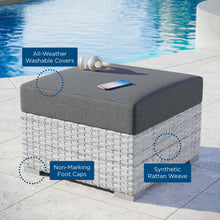 Load image into Gallery viewer, Convene Outdoor Patio Ottoman by Modway

