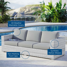 Load image into Gallery viewer, Convene Outdoor Patio Sofa by Modway
