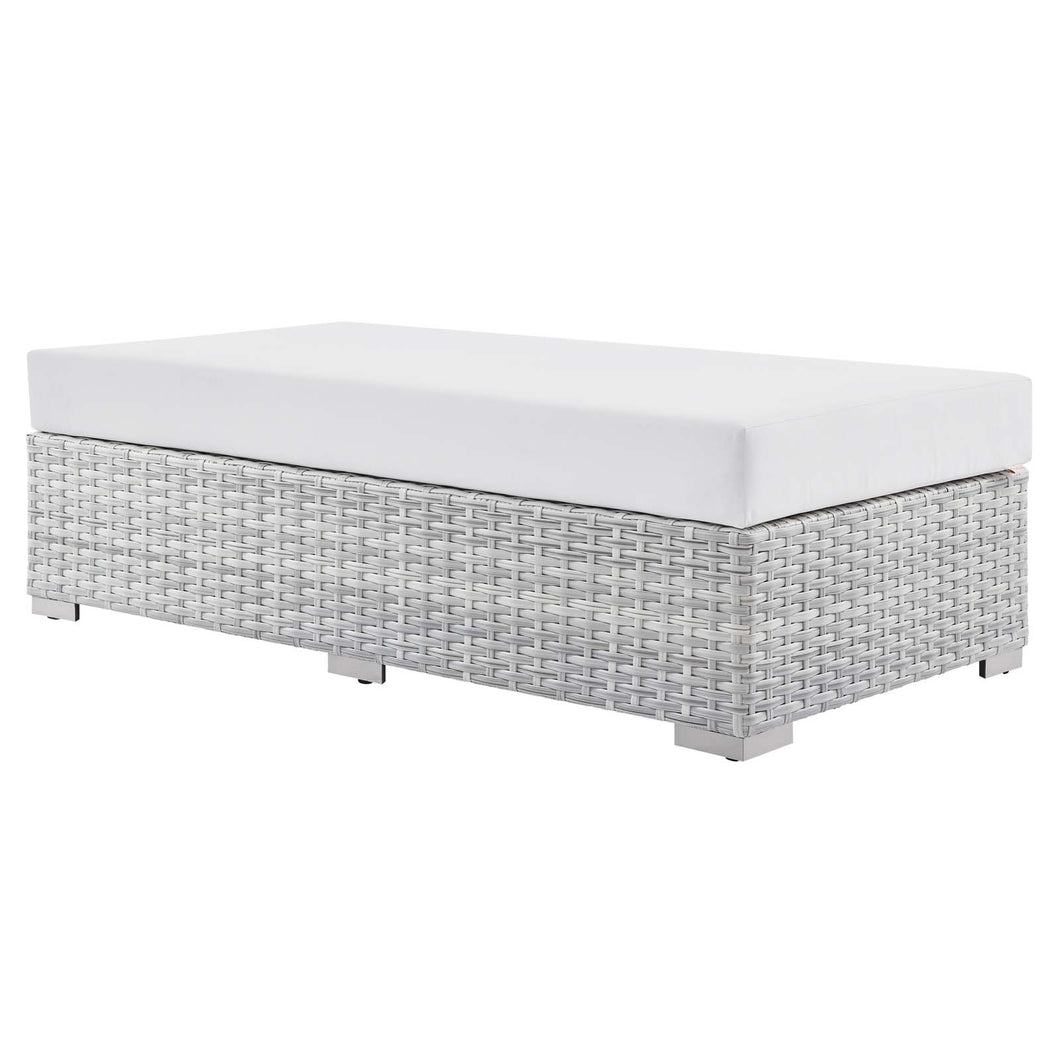 Convene Outdoor Patio Rectangular Ottoman by Modway