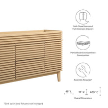 Load image into Gallery viewer, Render 48&quot; Single Sink Compatible (not included) Bathroom Vanity Cabinet by Modway
