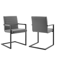 Load image into Gallery viewer, Savoy Vegan Leather Dining Chairs Set of 2 by Modway
